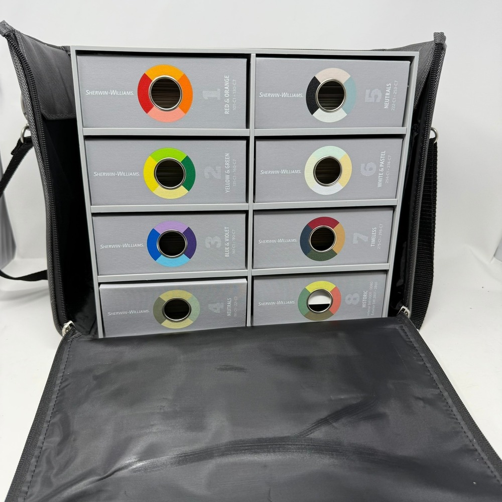 Sherwin-Williams ColorSnap Professional Paint Swatch Binder Set with Case Grey